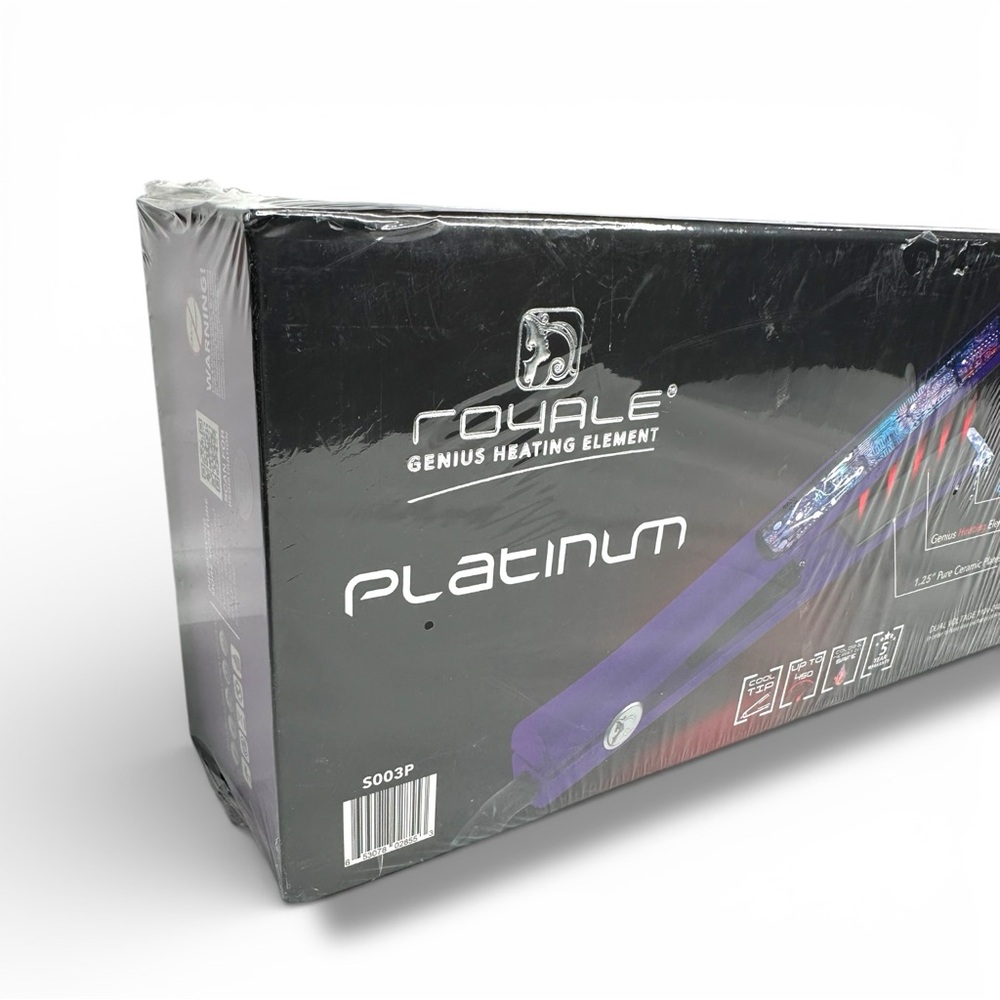Platinum Genius Heating Element Deep Purple Flat Iron - Picture 7 of 8